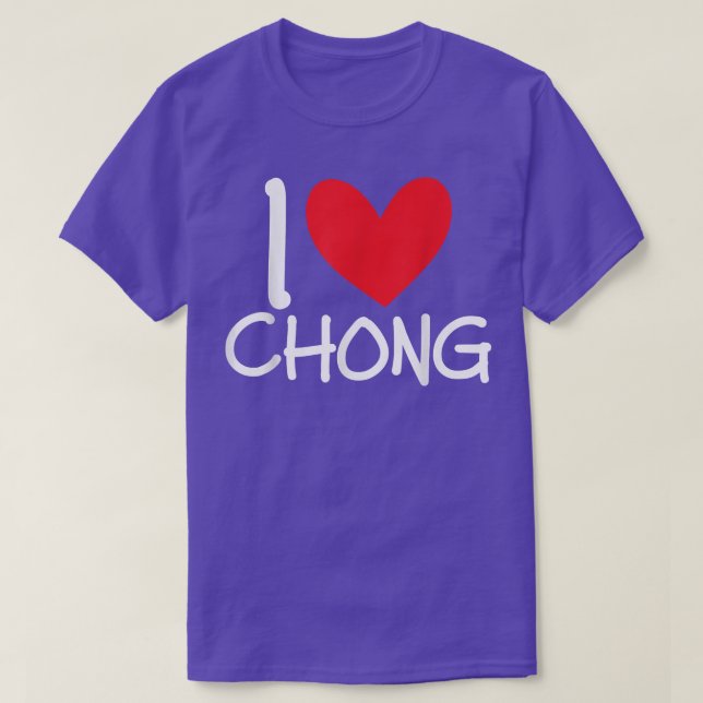 Camiseta Adoro Chong Name Personalizado Men Cara Amigo BFF (Frente do Design)