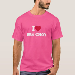 Camiseta Adoro Choque Bok I Heart Bok Choy Lover