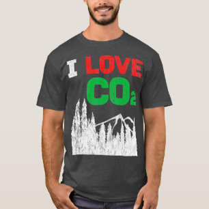 Camiseta Adoro CO2 Diesel climático mudança de presente e