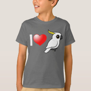 Camiseta Adoro Cockatoos com creme de enxofre
