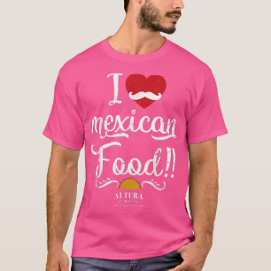 Camiseta Adoro Comida Meia, Cozinhar Engraçado Tacos