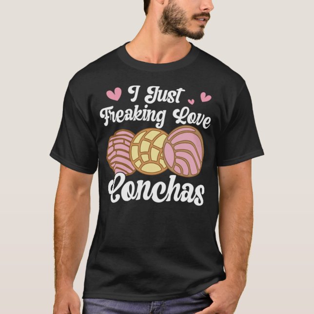 Camiseta Adoro Conchas Pan Dulce Latina Mujer Conc Mexicano (Frente)
