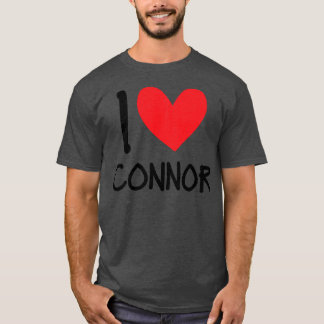 Camiseta Adoro Connor Name Personalizado Men Cara BFF