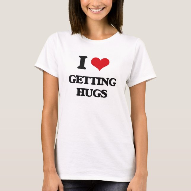 Camiseta Adoro Conseguir Abraços (Frente)