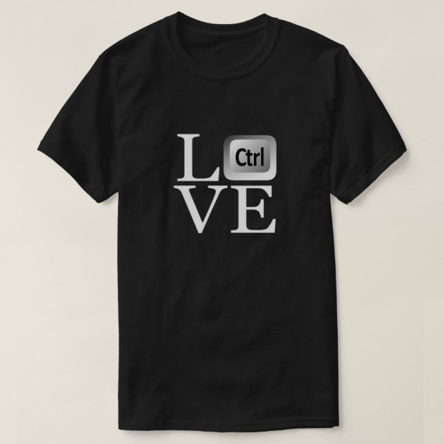 Camiseta Adoro Controle (Frente do Design)