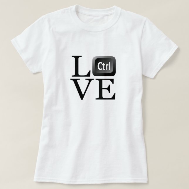 Camiseta Adoro Controle (Frente do Design)