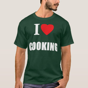 Camiseta Adoro Cozinhar Para Criadores, Cozinheiros, Estuda