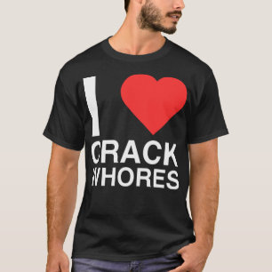 Camiseta Adoro Crack Cardíaco Putas Piadas Engraçadas Humor