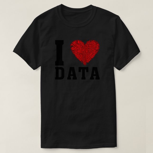 Camiseta Adoro dados (Frente do Design)