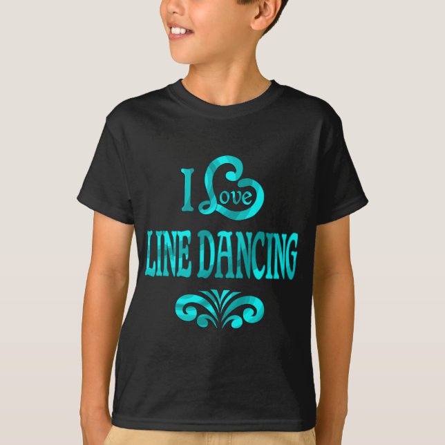 Camiseta Adoro dança de linha (Frente)