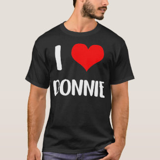 Camiseta Adoro DONNIE namorados lamentando senhoras caras c