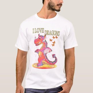 Camiseta Adoro Dragões.