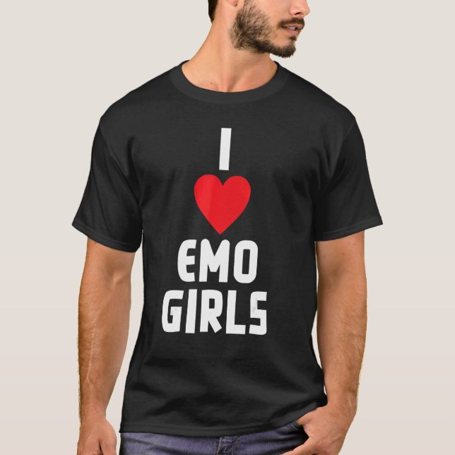 Camiseta Adoro Emo Girls (Frente)