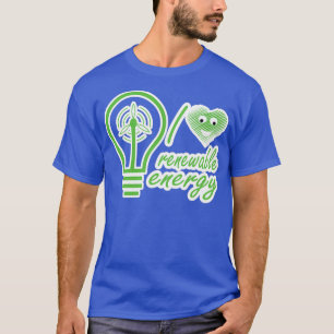 Camiseta Adoro energia renovável 3