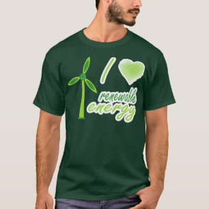 Camiseta Adoro energia renovável 5