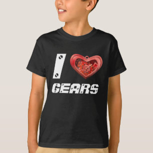 Camiseta Adoro engrenagens