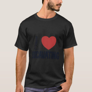 Camiseta Adoro Escavar O Carregador Hidráulico Escavato