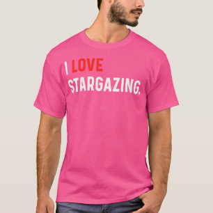 Camiseta Adoro Espelhos - Coração - Estrelas - Telescópio E