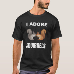 Camiseta Adoro esquilos