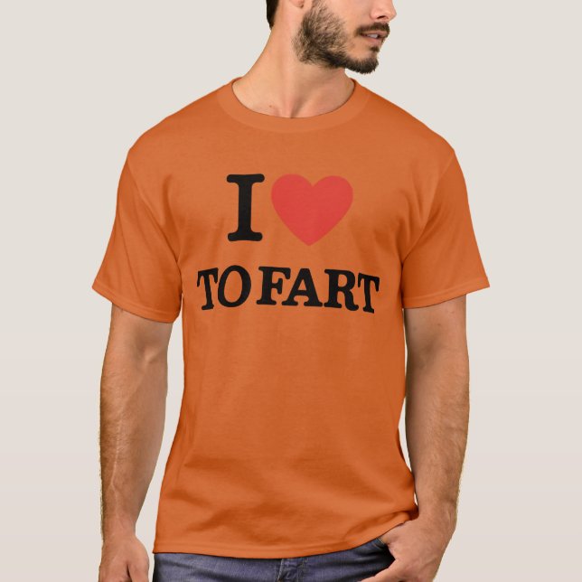 Camiseta Adoro Fart Shirt - Piada Engraçada (Frente)