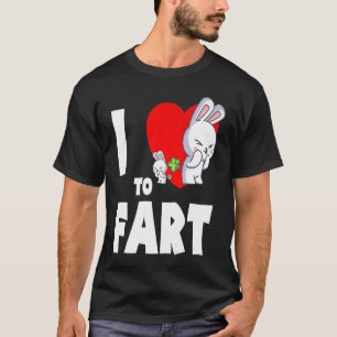 Camiseta Adoro Fart Youth Farter Adulto Coelho Coelho