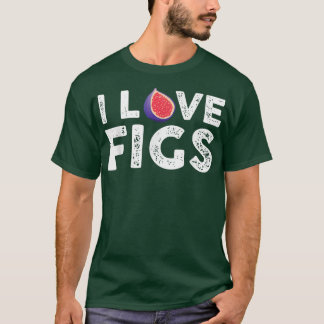 Camiseta Adoro Figos De Figo Vegetariana