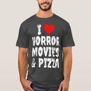 Camiseta Adoro Filmes De Horror E Pizza 1139