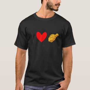 Camiseta Adoro Frango Fried Comida Fritado Galinha Frita