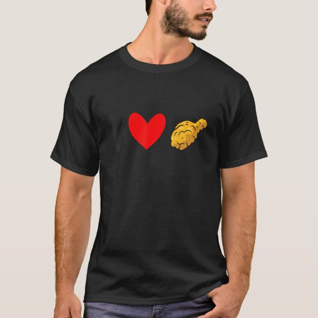 Camiseta Adoro Frango Fried Comida Fritado Galinha Frita (Frente)