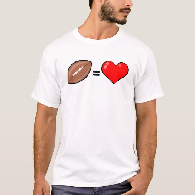 Camiseta Adoro Futebol  (Frente)