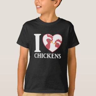 Camiseta Adoro Galinha E Galinha No Meu Coração