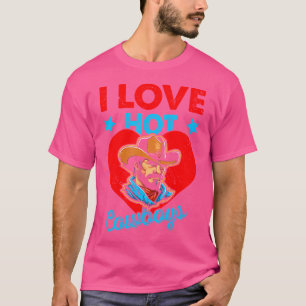 Camiseta Adoro Garotos Quentes Fãs Ocidentais Mulheres Negr