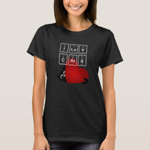 Camiseta Adoro Gatos, Adoro Gatos Periodicamente, Gato Card