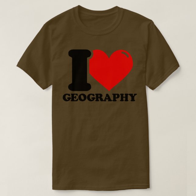 Camiseta Adoro Geografia 5 (Frente do Design)