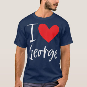 Camiseta Adoro George Name Personalised Boy Man BFF Amigo