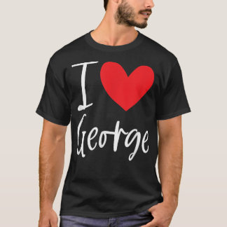 Camiseta Adoro George Name Personalised Boy Man BFF Amigo