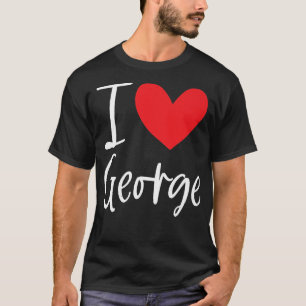 Camiseta Adoro George Name Personalised Boy Man BFF Amigo