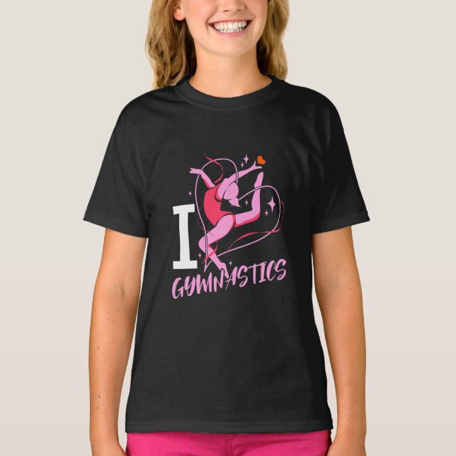 Camiseta Adoro ginástica (Frente)