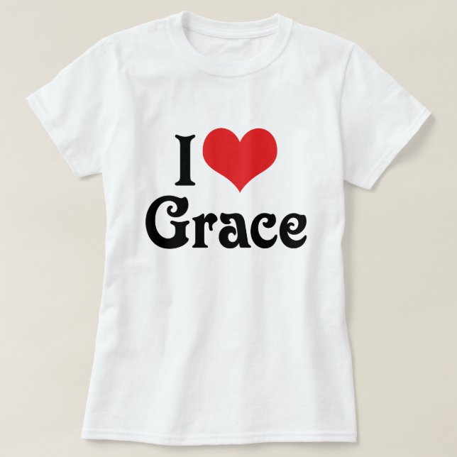 Camiseta Adoro Grace (Frente do Design)