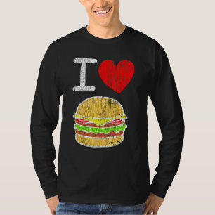 Camiseta Adoro Hamburger Cheeseburger Graphic