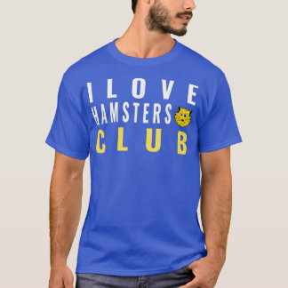 Camiseta Adoro Hamsters Club Pet Hamster