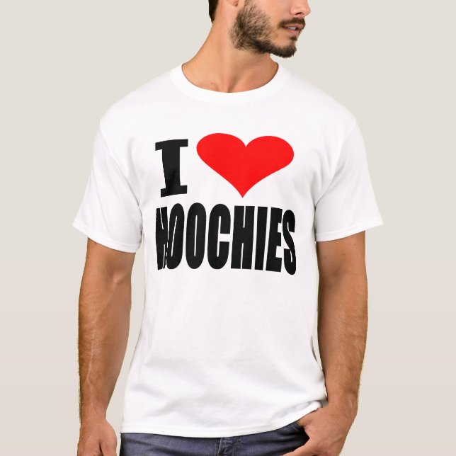 Camiseta Adoro Hoochies - Camisa-T (Frente)
