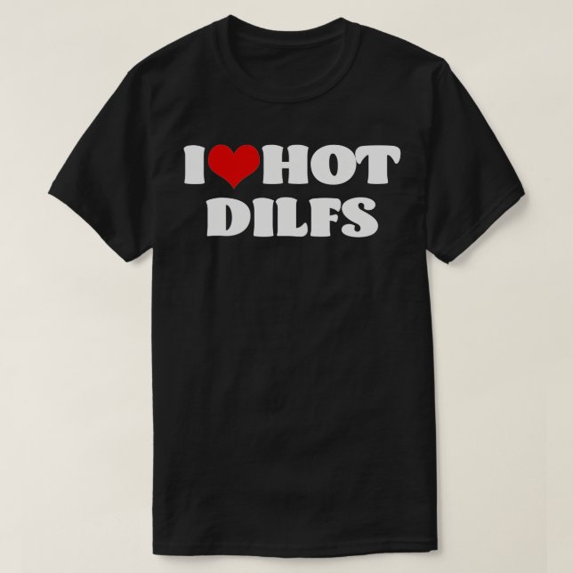 Camiseta Adoro hot dilFS dilFS Red Heart DILFS (Frente do Design)
