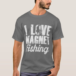 Camiseta Adoro Ímãs Pescarias Pescador Pescador