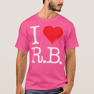 Camiseta Adoro Iniciais I Heart (Love) R.B. - Vista seu Fe