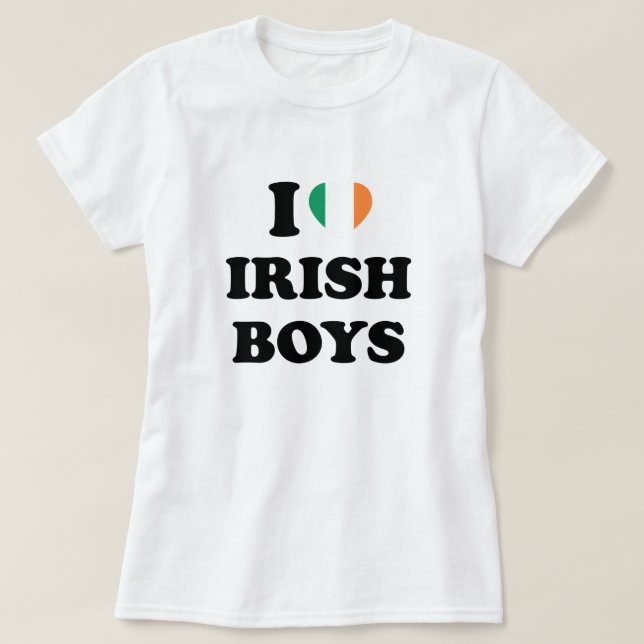 Camiseta Adoro Irish Boys (Frente do Design)