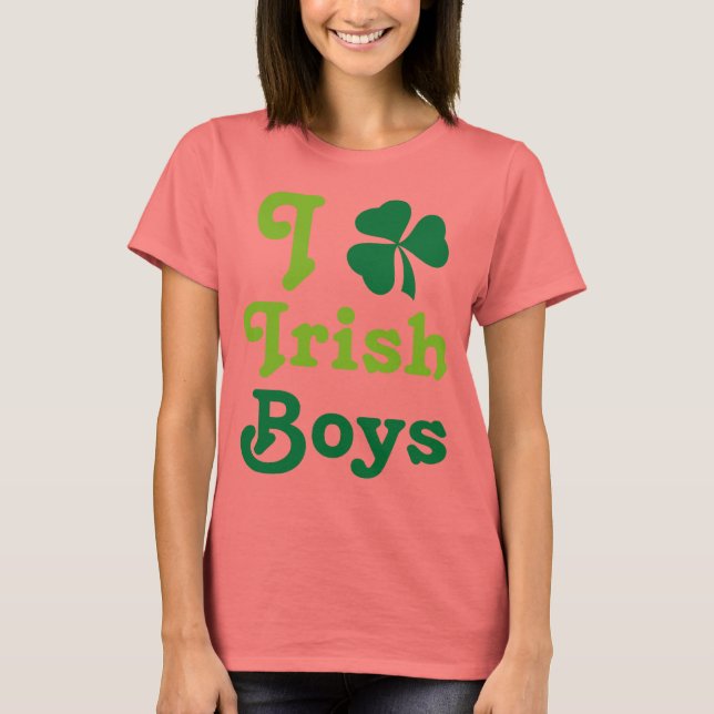 Camiseta Adoro Irish Boys Shamrock Green Tee (Frente)