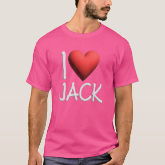 Camiseta Adoro Jack Name Personalizado Men Cara BFF Danny E
