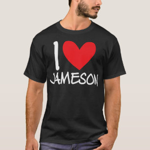 Camiseta Adoro Jameson Name Personalizado Men Cara BFF Frie