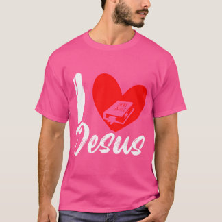Camiseta Adoro Jesus Cristo Cristão Devoteado Coração Sagra
